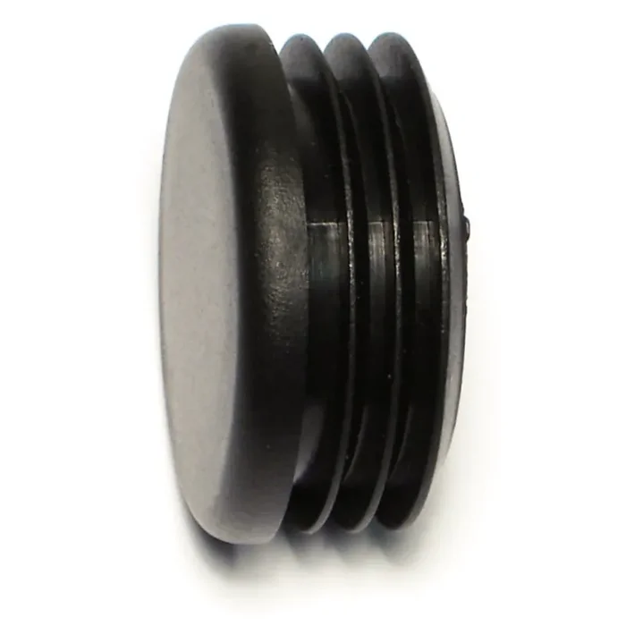 1-1/2″ Black Plastic Round Cap Plugs