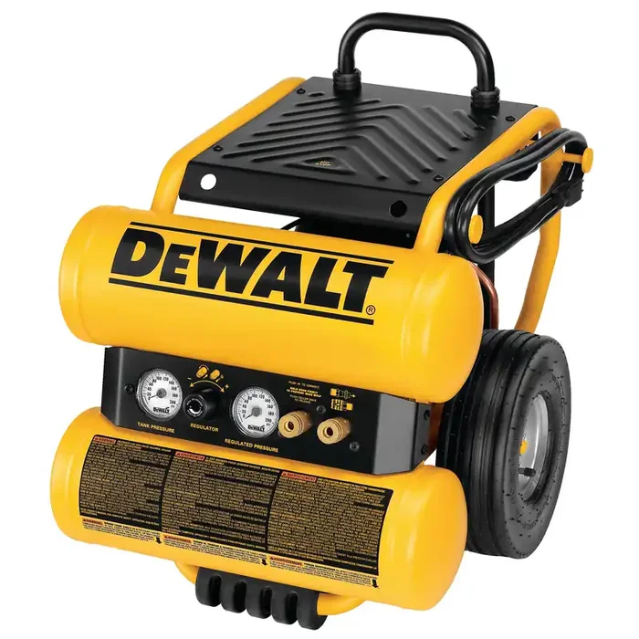 1.1 HP CONTINUOUS 4 GALLON ELECTRIC WHEELED DOLLY-STYLE AIR COMPRESSOR WITH PANEL