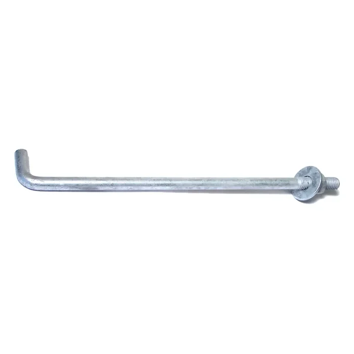 1/2″-13 x 12″ Hot Dip Galvanized Steel Coarse Thread Anchor Bolts