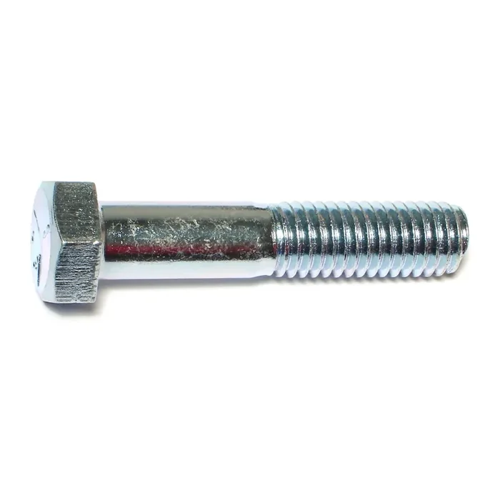 1/2″-13 x 2-1/2″ Zinc Plated Grade 5 Steel Coarse Thread Hex Cap Screws
