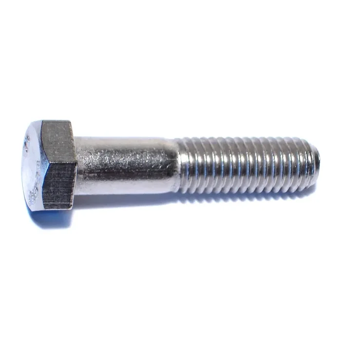 1/2″-13 x 2-1/4″ 18-8 Stainless Steel Coarse Thread Hex Cap Screws