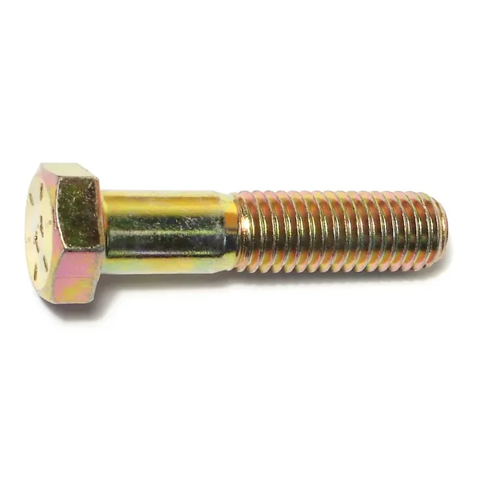 1/2″-13 x 2-1/4″ Zinc Plated Grade 8 Steel Coarse Thread Hex Cap Screws