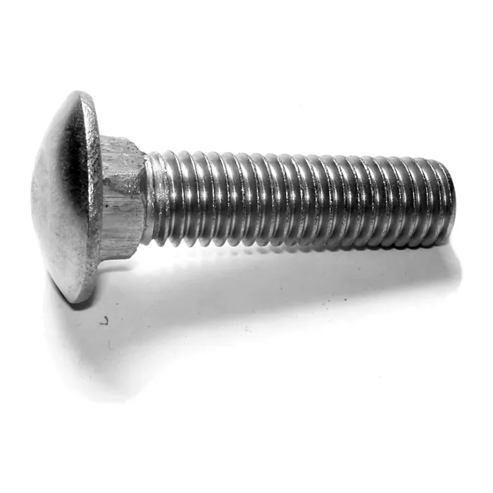 1/2″-13 x 2″ 18-8 Stainless Steel Coarse Thread Carriage Bolts