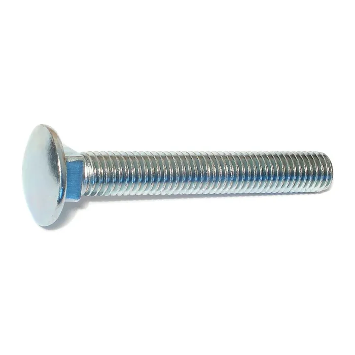 1/2″-13 x 3-1/2″ Zinc Plated Grade 2 / A307 Steel Coarse Thread Carriage Bolts