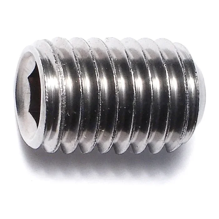 1/2″-13 x 3/4″ 18-8 Stainless Steel Coarse Thread Hex Socket Headless Set Screws