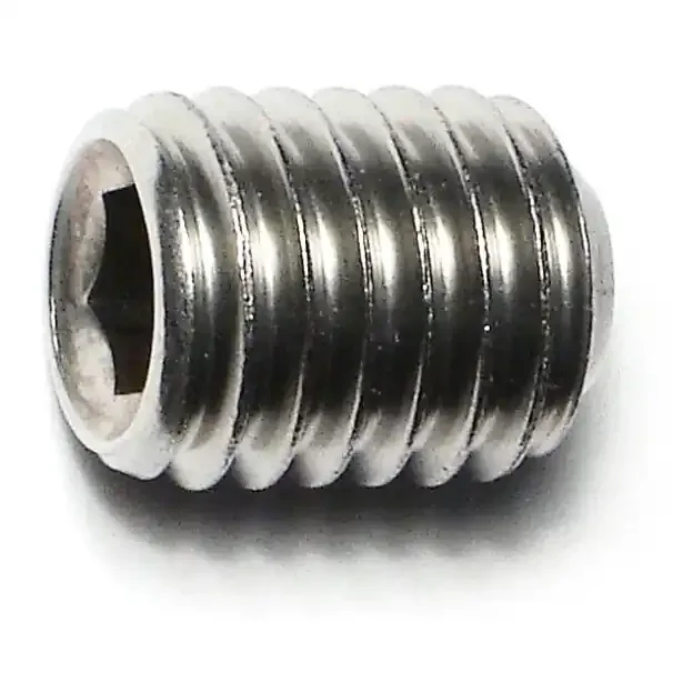 1/2″-13 x 5/8″ 18-8 Stainless Steel Coarse Thread Hex Socket Headless Set Screws