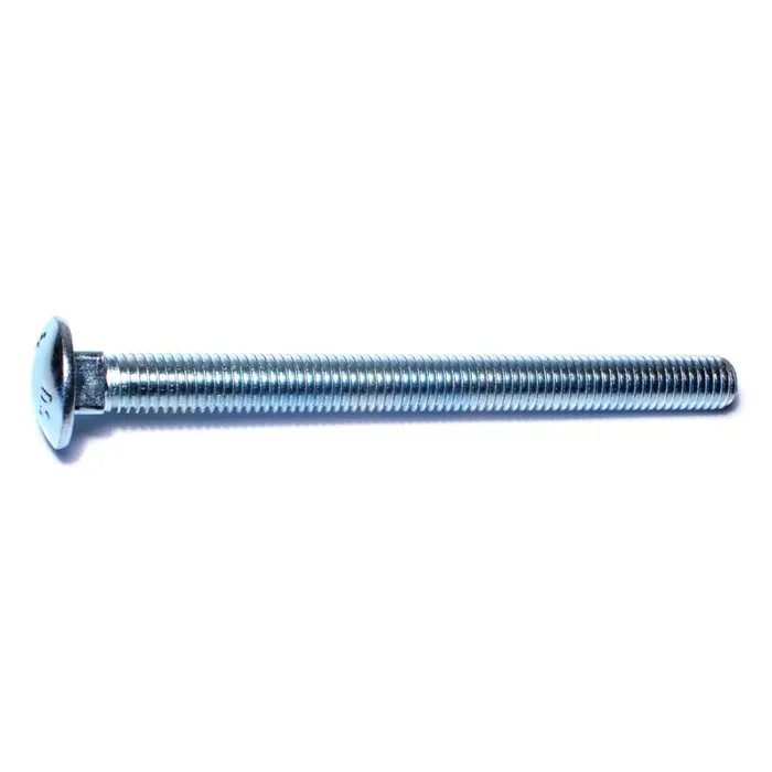 1/2″-13 x 6″ Zinc Plated Grade 2 / A307 Steel Coarse Thread Carriage Bolts