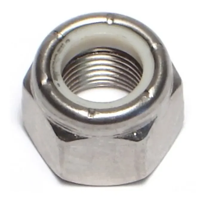 1/2″-20 18-8 Stainless Steel Fine Thread Nylon Insert Lock Nuts