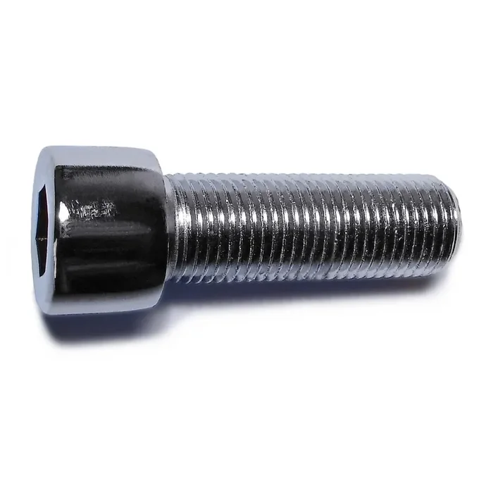 1/2″-20 x 1-1/2″ Chrome Plated Steel Fine Thread Smooth Head Socket Cap Screws