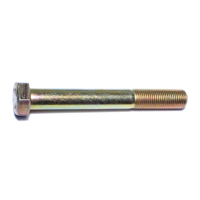 1/2″-20 x 4″ Zinc Plated Grade 8 Steel Fine Thread Hex Cap Screws