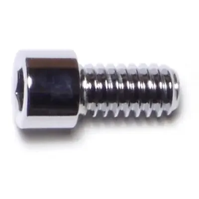 1/4″-20 x 1/2″ Chrome Plated Grade 8 Steel Coarse Thread Smooth Head Socket Cap Screws