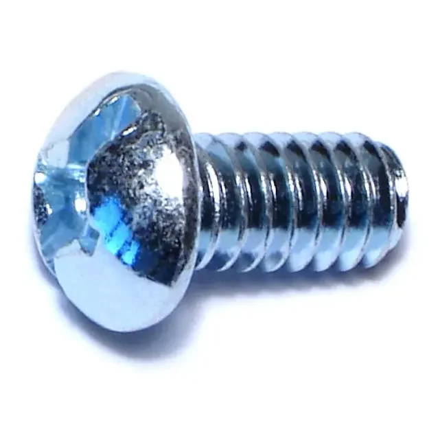 1/4″-20 x 1/2″ Zinc Plated Steel Coarse Thread Combo Round Head Machine Screws