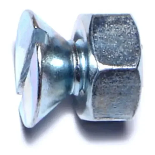 1/4″-20 x 1/2″ Zinc Plated Steel Coarse Thread Slotted Flat Head Machine Screws