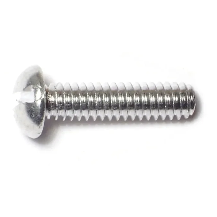 1/4″-20 x 1″ Aluminum Coarse Thread Slotted Round Head Machine Screws
