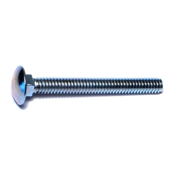 1/4″-20 x 2-1/4″ Zinc Plated Grade 2 / A307 Steel Coarse Thread Carriage Bolts
