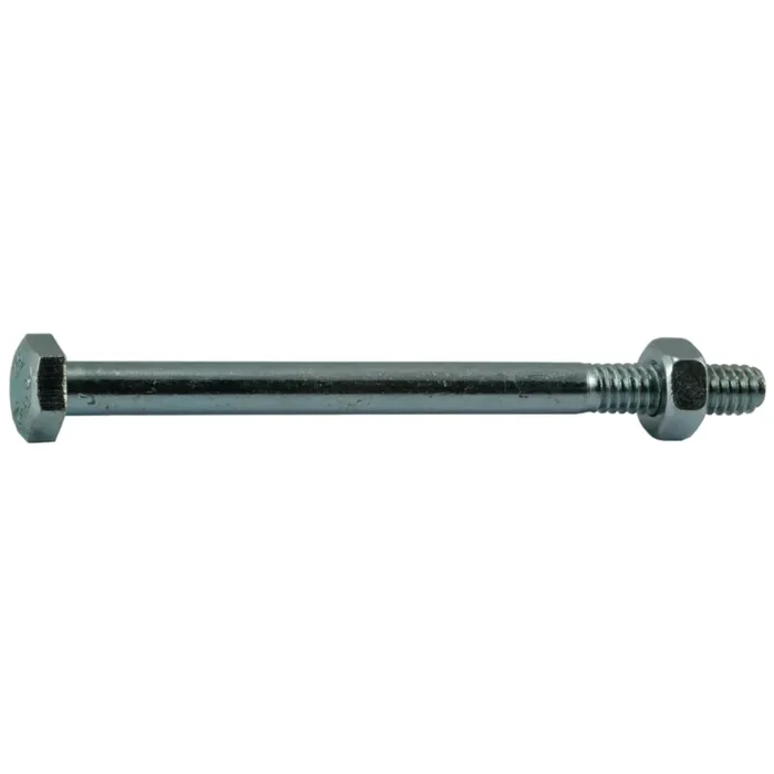 1/4″-20 x 3-1/2″ Zinc Plated Grade 2 / A307 Steel Coarse Thread Hex Bolts