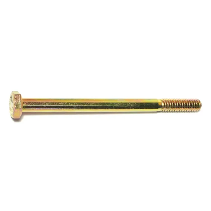 1/4″-20 x 3-1/2″ Zinc Plated Grade 8 Steel Coarse Thread Hex Cap Screws