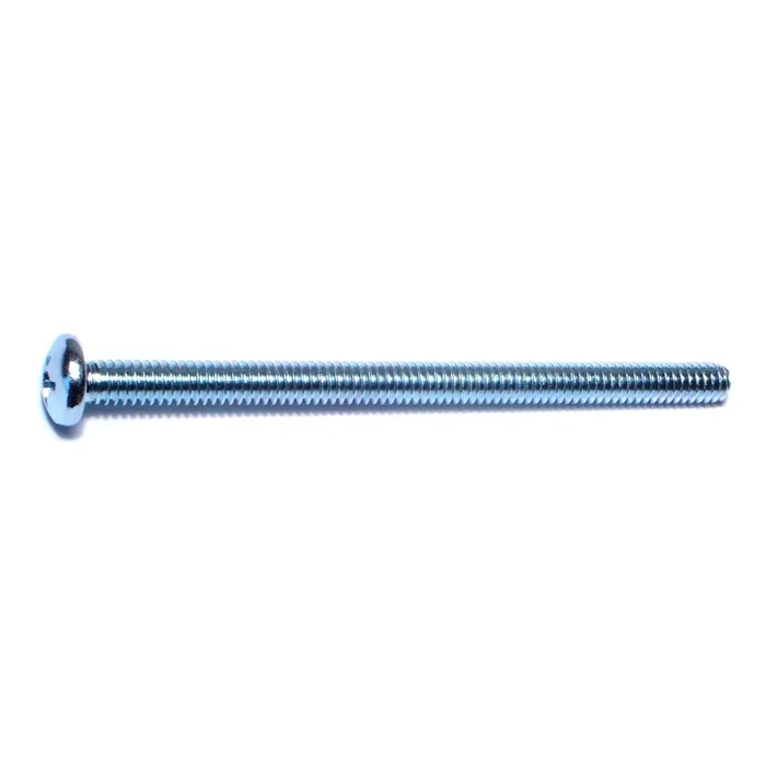 1/4″-20 x 4″ Zinc Plated Steel Coarse Thread Phillips Pan Head Machine Screws