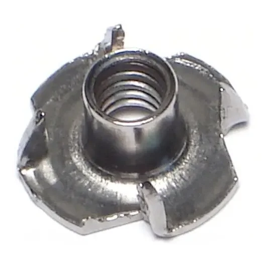 1/4″-20 x 5/16″ 18-8 Stainless Steel Coarse Thread Pronged Tee Nuts