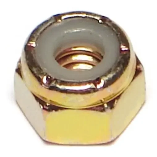 1/4″-20 Zinc Plated Grade 8 Steel Coarse Thread Nylon Insert Lock Nuts