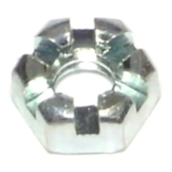 1/4″-20 Zinc Plated Steel Coarse Thread Slotted Hex Nuts