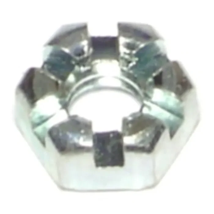 1/4″-20 Zinc Plated Steel Coarse Thread Slotted Hex Nuts