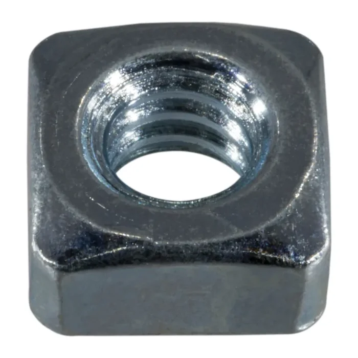 1/4″-20 Zinc Plated Steel Coarse Thread Square Nuts