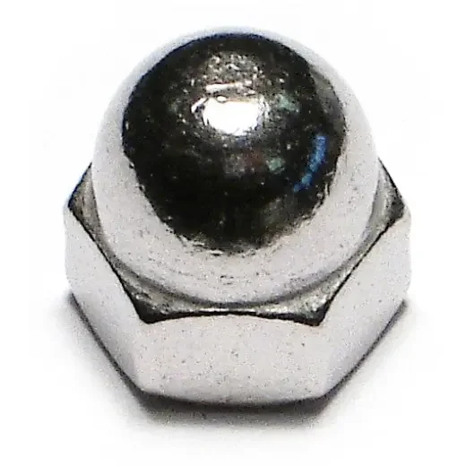 1/4″-28 18-8 Stainless Steel Fine Thread Acorn Cap Nuts
