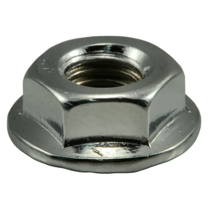 1/4″-28 Chrome Plated Steel Fine Thread Flange Nuts