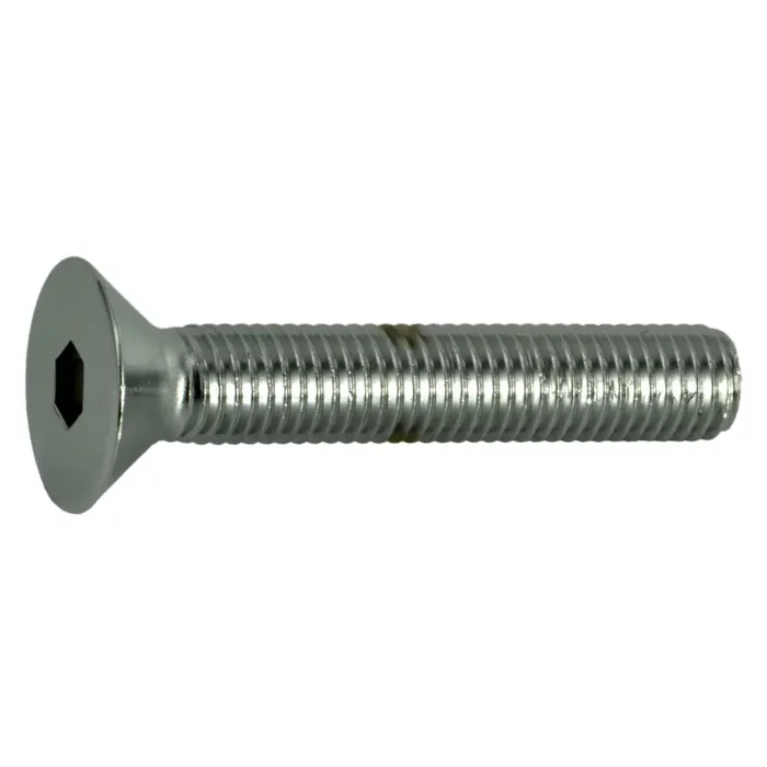 1/4″-28 x 1-1/2″ Chrome Plated Steel Fine Thread Flat Head Socket Cap Screws