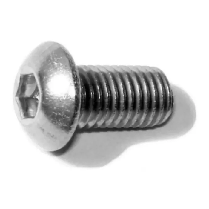 1/4″-28 x 1/2″ 18-8 Stainless Steel Fine Thread Button Head Socket Cap Screws