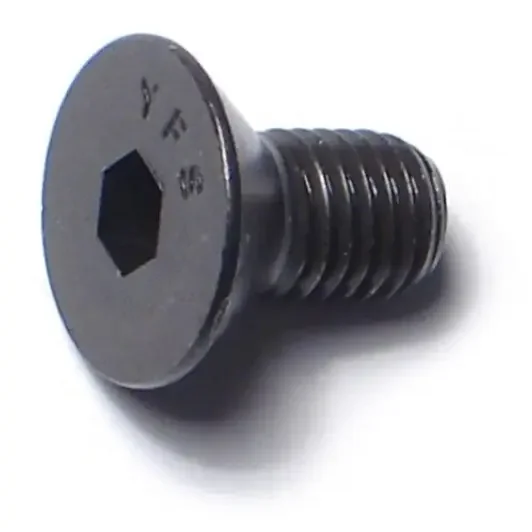 1/4″-28 x 1/2″ Plain Steel Fine Thread Flat Head Socket Cap Screws
