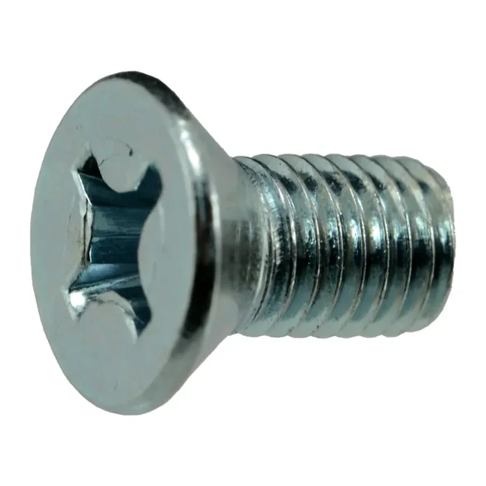 1/4″-28 x 1/2″ Zinc Plated Steel Fine Thread Phillips Flat Head Machine Screws