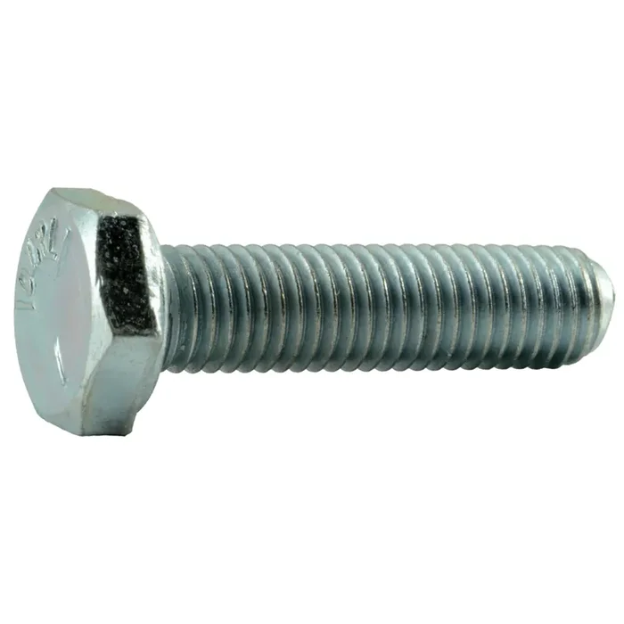 1/4″-28 x 1″ Zinc Plated Grade 5 Steel Fine Thread Hex Cap Screws