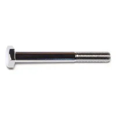 1/4″-28 x 2-1/4″ Chrome Plated Grade 5 Steel Fine Thread Hex Cap Screws