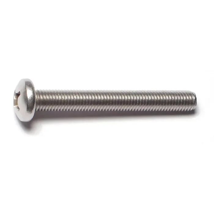 1/4″-28 x 2″ 18-8 Stainless Steel Fine Thread Phillips Pan Head Machine Screws