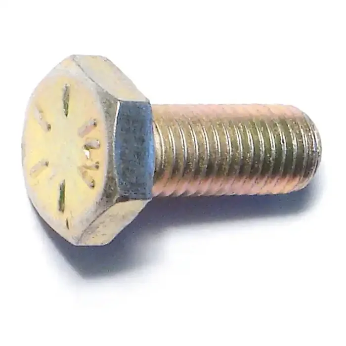 1/4″-28 x 5/8″ Zinc Plated Grade 8 Steel Fine Thread Hex Cap Screws
