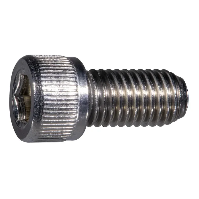 1/4″ x 1/2″ Stainless Steel Fine Thread Knurled Head Hex Socket Cap Screw