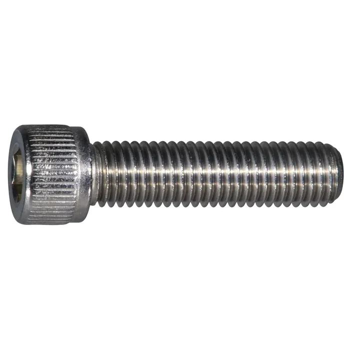 1/4″ x 1″ Stainless Steel Fine Thread Knurled Head Hex Socket Cap Screw