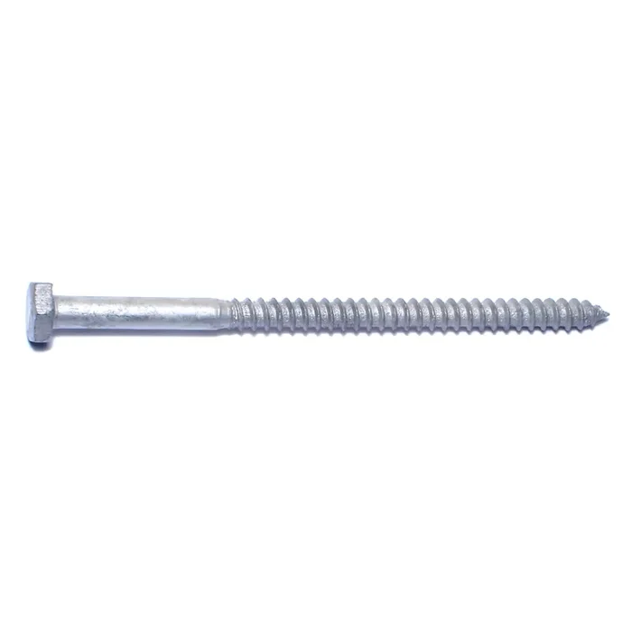 1/4″ x 4-1/2″ Hot Dip Galvanized Steel Hex Head Lag Screws