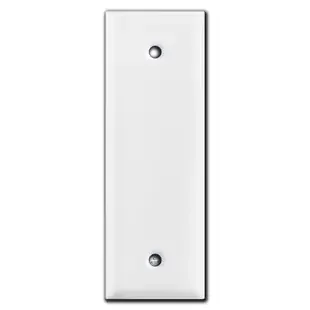 1.5″ Skinny Blank Outlet Cover Switch Plate – White