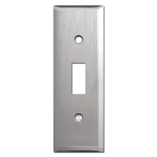 1.5″ Thin Toggle Wall Cover Plates – Satin Stainless Steel