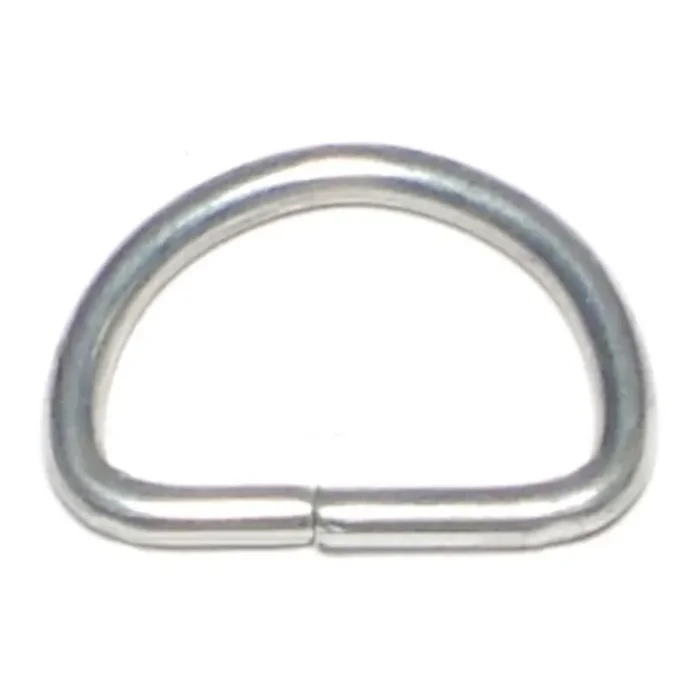 1/8″ x 5/8″ Zinc Plated Steel D-Rings