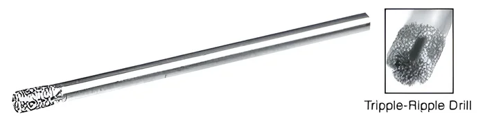 1.8 mm Tripple-Ripple Plated Diamond Drill by C.R. Laurence