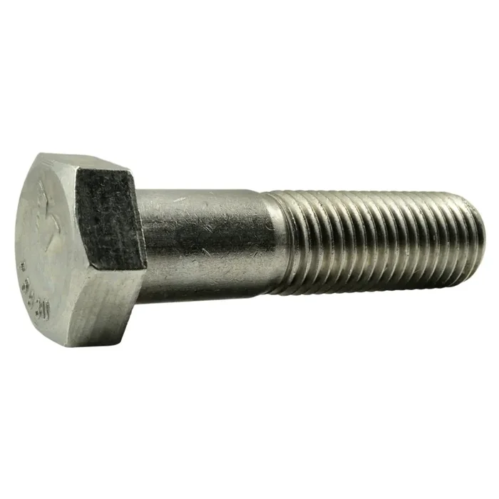 1″-8 x 4″ 18-8 Stainless Steel Coarse Thread Hex Cap Screws
