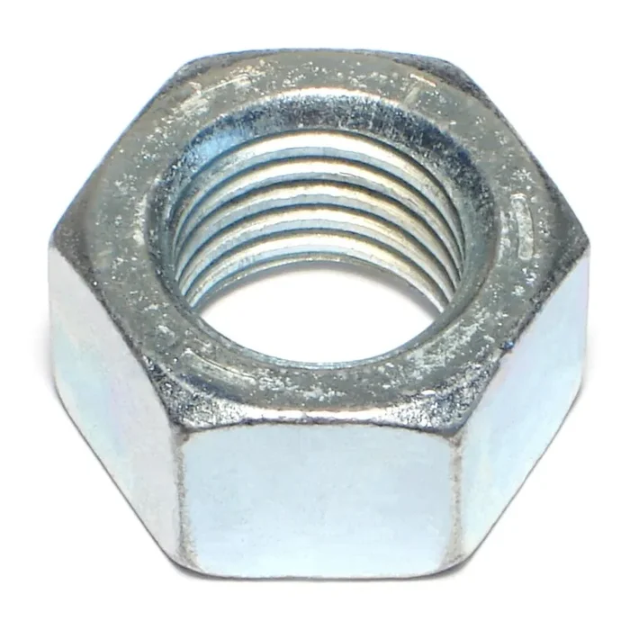 1″-8 Zinc Plated Grade 5 Steel Coarse Thread Hex Nuts