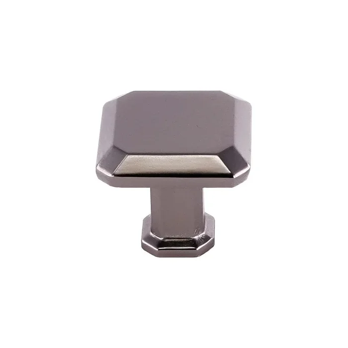 1″ Square Cabinet Knob – Dark Pewter Finish by Pride Industrial