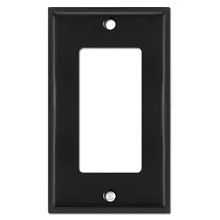 1 Decora Light Switch Plate Covers – Black
