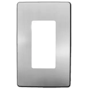 1 Rocker GFCI Screwless Wall Plate Lutron – Stainless Steel