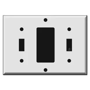 1 Toggle 1 Decora 1 Toggle Combo Light Switch Plate Covers